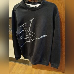 NWOT/ CALVIN KLEIN black signature sweatshirt